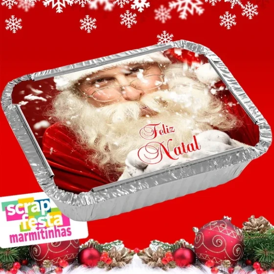 Marmitão 500ml Personalizada Festa Natal