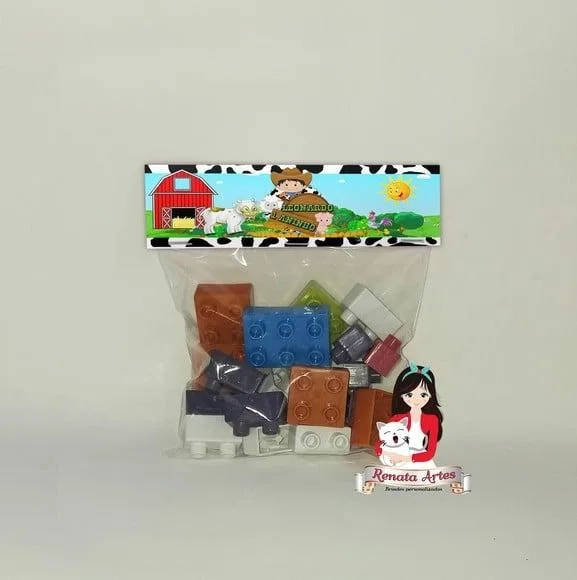 Blocos de Montar Personalizado Fazendinha 2