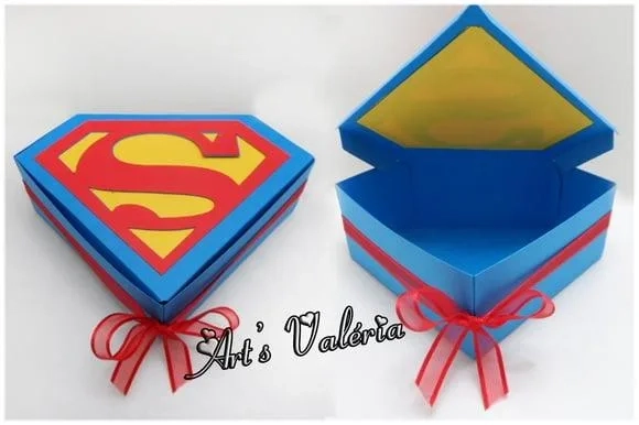 Caixinha Símbolo Super Homem