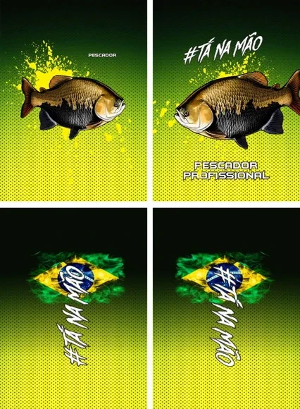 Arte Vetor Camisa Pesca-mod-0119