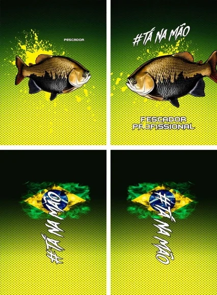 Arte Vetor Camisa Pesca-mod-0119