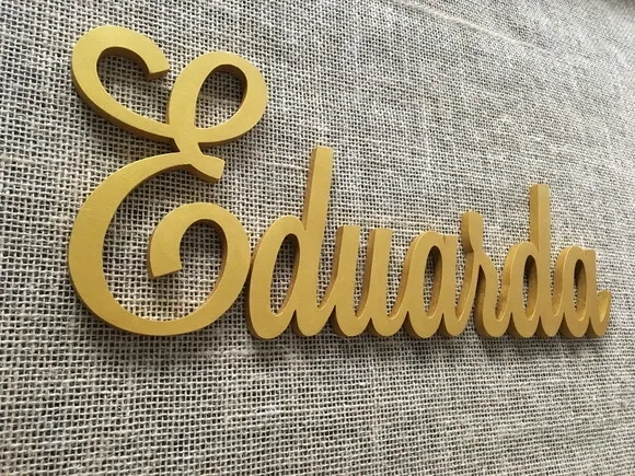 Letras Decorativas Nome De Parede