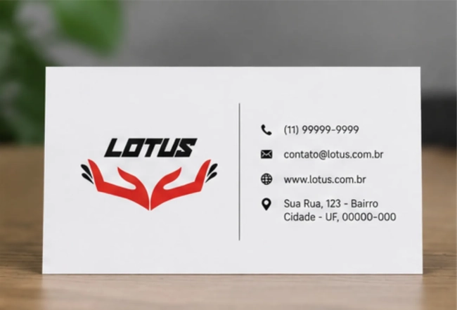Cartão de Visita Personalizado