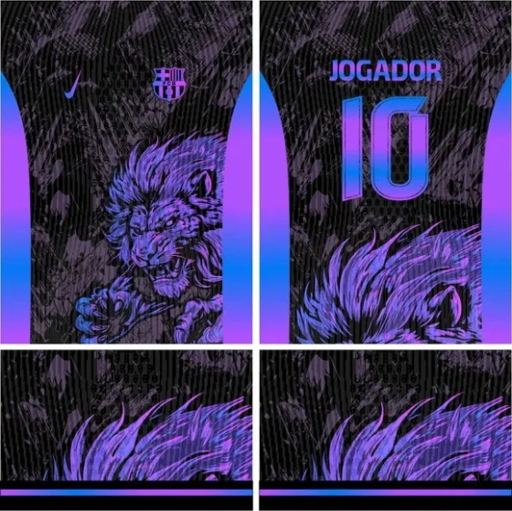Arte Vetor Camisa Interclasse Leão Mod-713