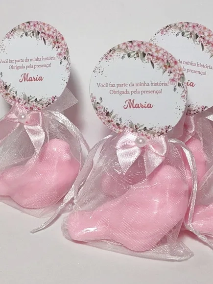 Lembrancinha 70 Anos: Sabonete Passarinho Perfumado