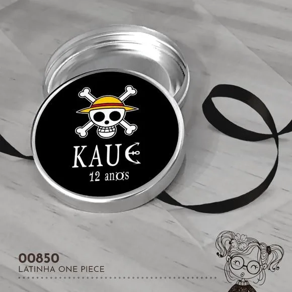Latinha Adesivada One Piece - 00850
