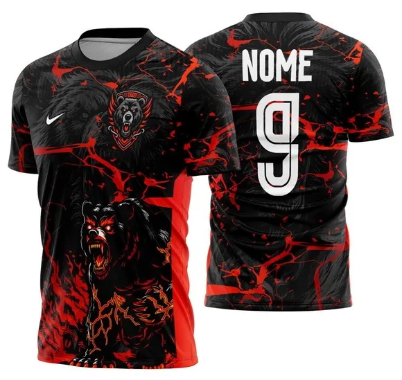 Arte Vetor Camisa Interclasse Urso Mod-874