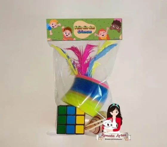 Kit Brinquedos Retrô Tema Dia das Crianças