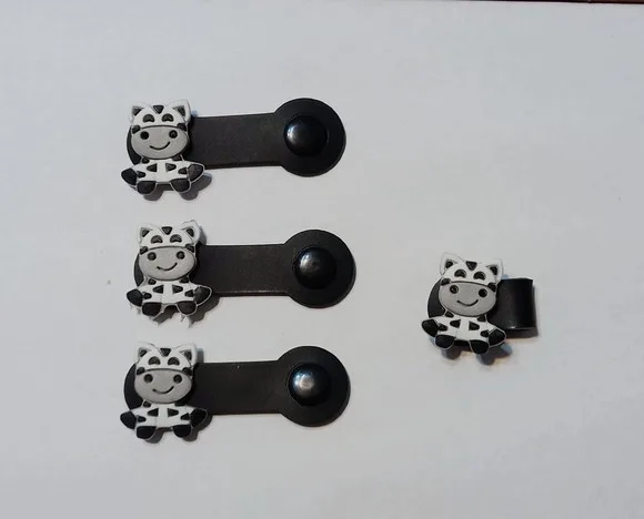 Kit Organizador de Fios e Ponteira Animais Pct/c 4 Unidades