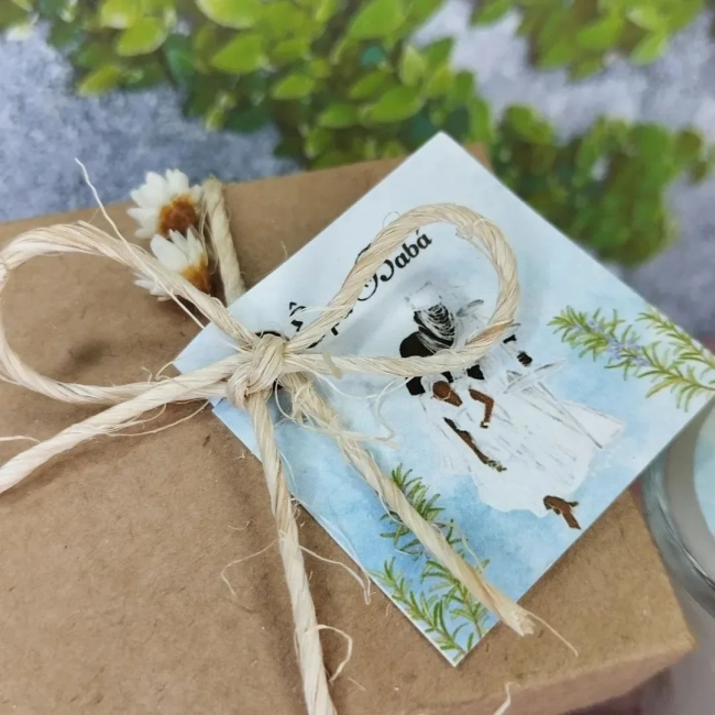 30 Unidades Vela Aromática no Copo Personalizada Orixá Oxalá, Fazemos Qualquer Tema