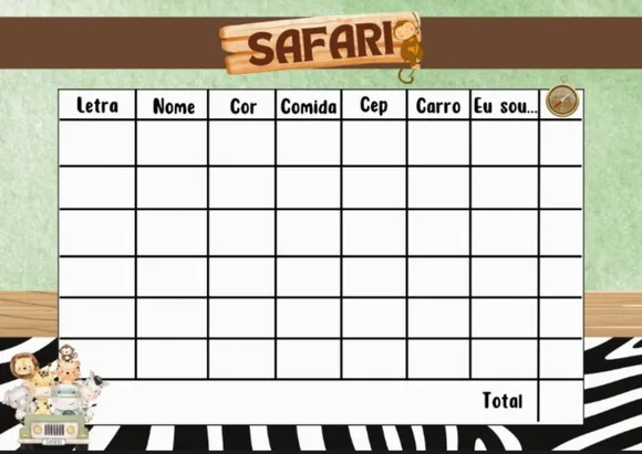 Jogo do Stop ( Conhecido Como Adedanha)