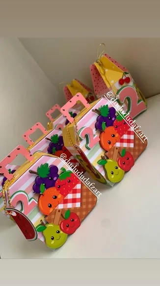 Kit 30 Lembrancinhas Frutinhas