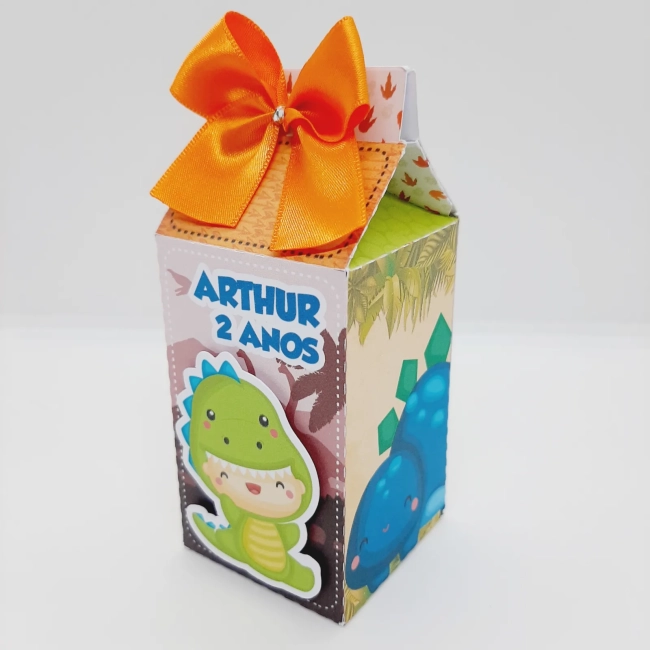 PEGUE E MONTE - Kit Festa DINO BABY - Decoração de Festa - Caixinhas Personalizadas