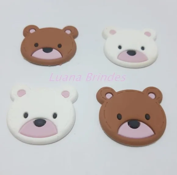 Aplique de Urso Emborrachado - Pct com 6 Unidades