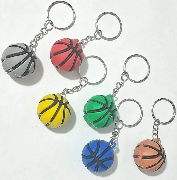 Chaveiro Bola de Basquete- 3 Peças Variados