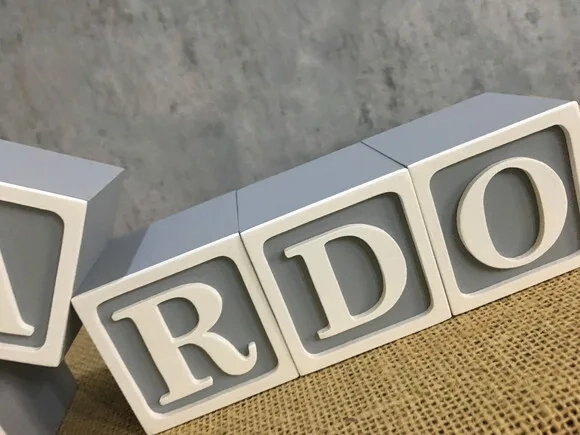 Cubos Personalizados Ts 6x6cm Decoração do Quarto do Bebê