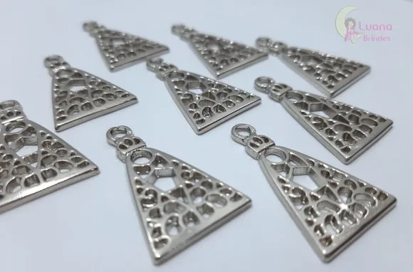 Pingente Nossa Senhora Aparecida Prata - Pct C/5 Unid