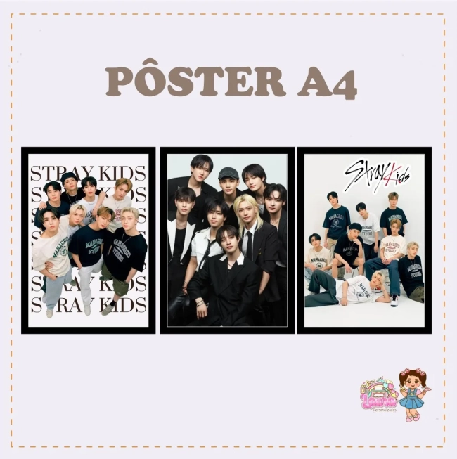 Kit Festa Só Um Bolinho STRAY KIDS - Decoração de Festa