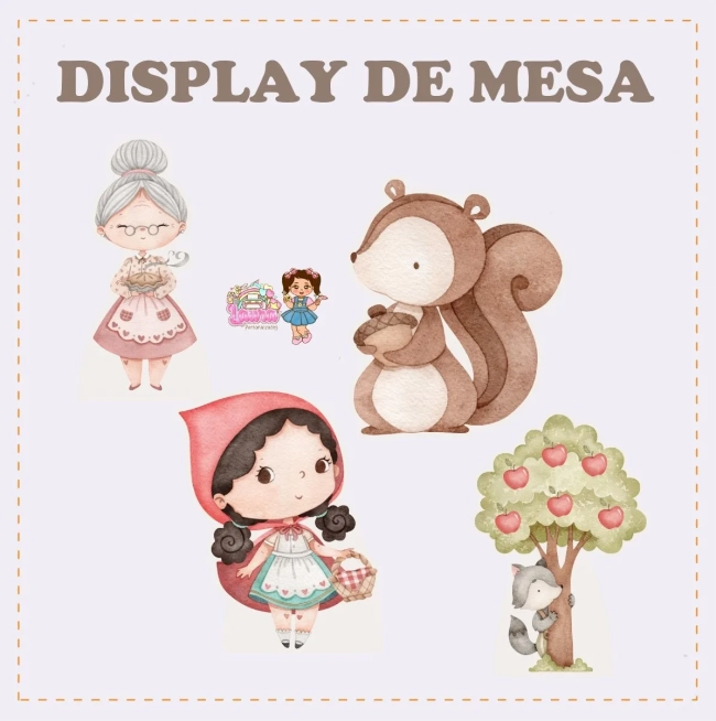 Kit Festa Só Um Bolinho CHAPEUZINHO VERMELHO - Decoração de Festa