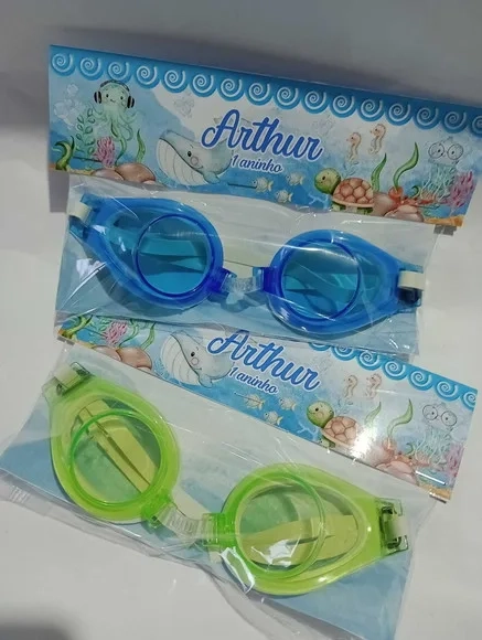 Oculos de Natação Festa Fundo do Mar