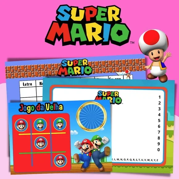 Kit Jogos Personalizados ( Lousa, Stop, Forca ou Velha )