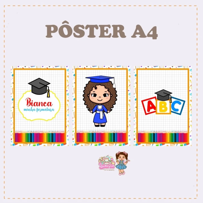 Kit Festa Só Um Bolinho FORMATURA ABC - Decoração de Festa