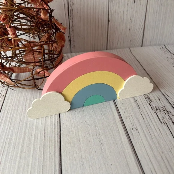 Arco Íris de Mesa 4 Faixas Decoração Bebê