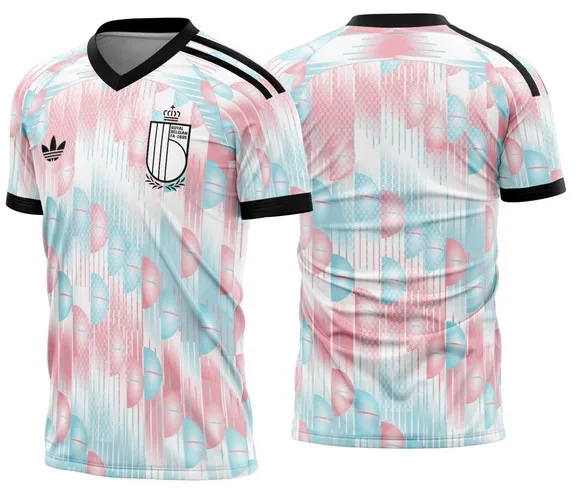 Arte Vetor Camisa Belgica Visita 2026
