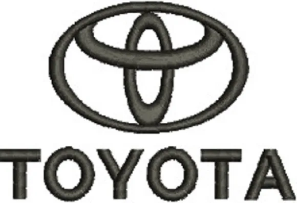 Matriz de Bordado Símbolo Toyota