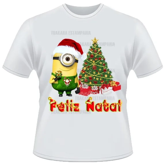 Camiseta Minions Natal