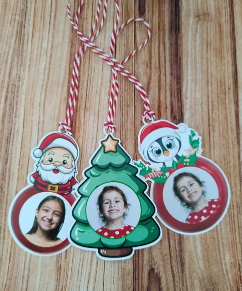 Enfeite Pendente para Árvore de Natal Rostinho