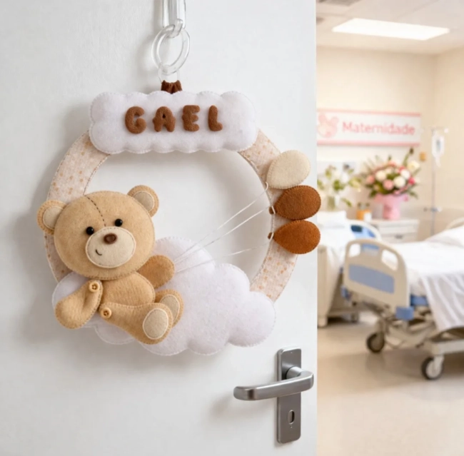 Guirlanda para decoração ou porta maternidade