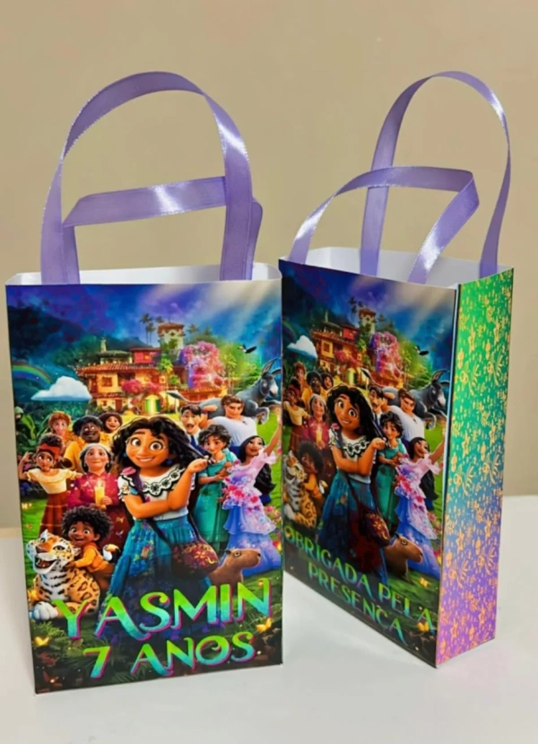 Sacolinhas Personalizada Encanto Lembrancinhas