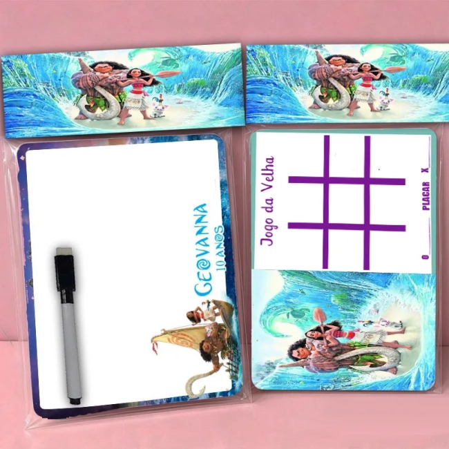 Lousa Magica Personalizada lembrancinhas da Moana