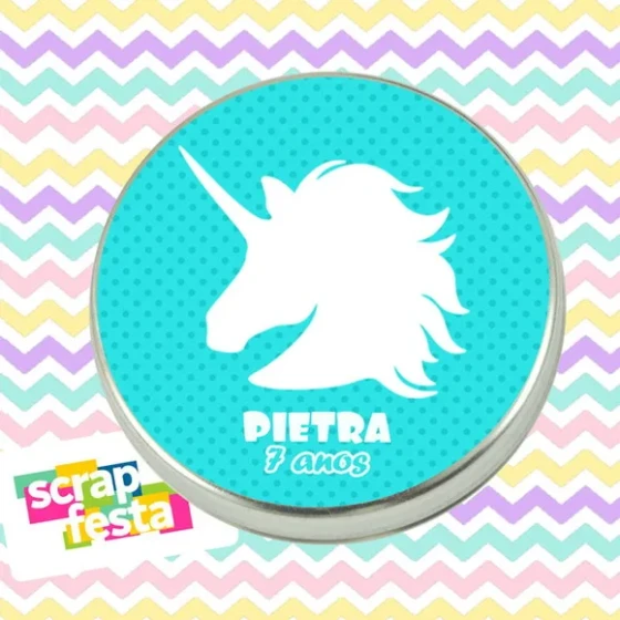 Latinhas Personalizadas Lembrancinhas Festa Unicórnio