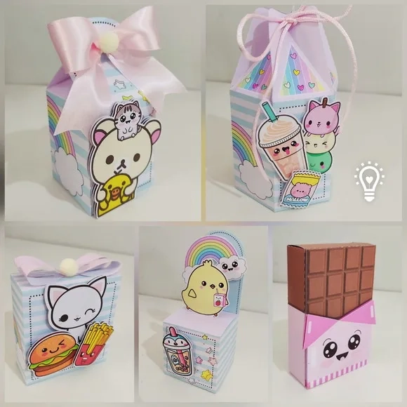 Kit 45 Lembrancinhas Kawai