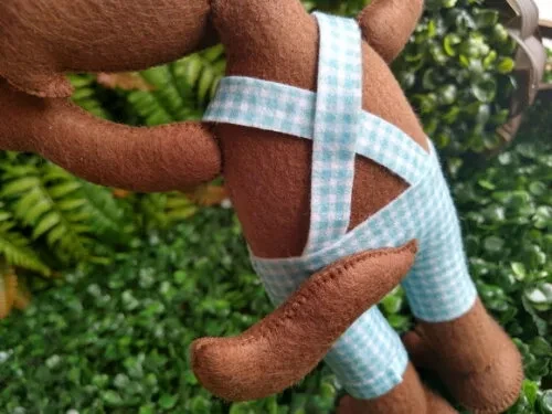 Lobo Mau da Chapeuzinho Vermelho em Feltro - 30 cm