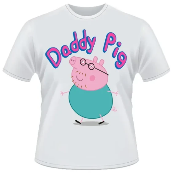 Camiseta Papai Pig - Daddy Pig