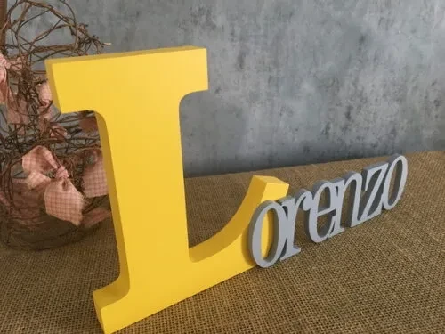 Letras Decorativas em MDF PERSONALIZADO 18cm