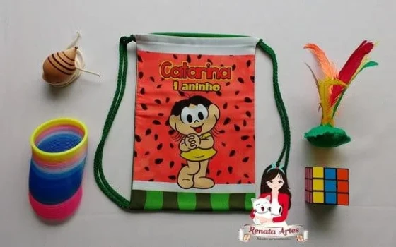 Mochila Brinquedos Retrô Tema Melancia