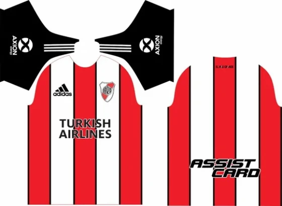 Vetor da camisa do River plate 2022