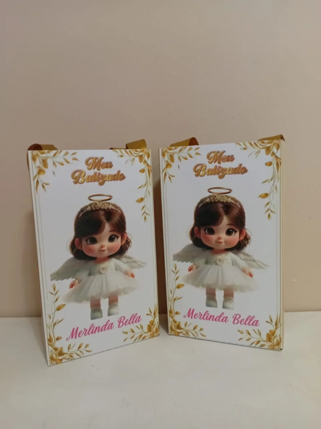 Sacolinhas Personalizadas Batizado para Lembrancinhas