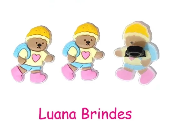 Ponteira P/lápis Urso Bobbie Goods Pacote com 6 Unidades
