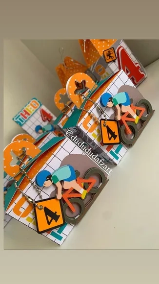 Kit 30 Lembrancinhas Bike