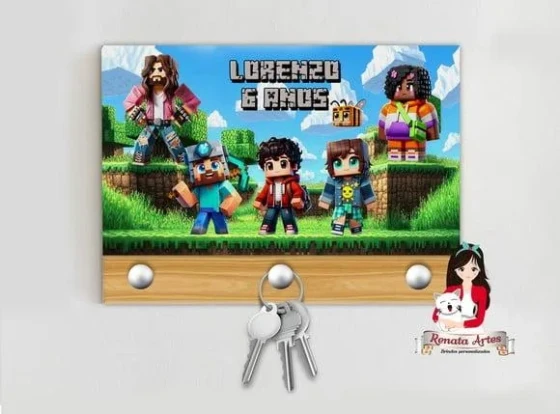 Porta Chaves Minecraft Filme
