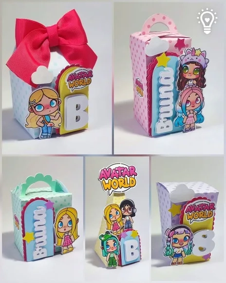 Kit 60 Lembrancinhas Avatar World