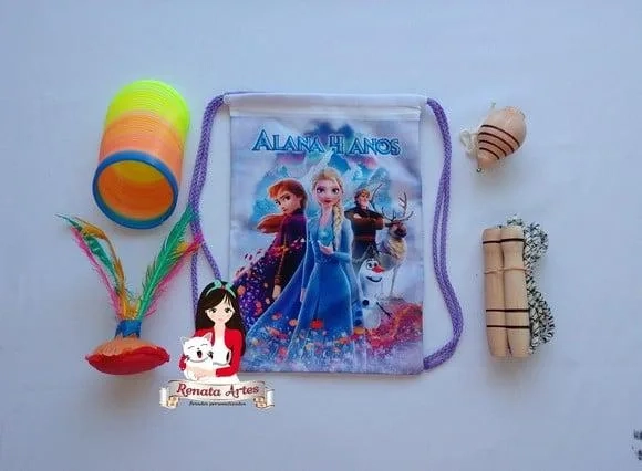Mochila Boa Infância Tema Frozen