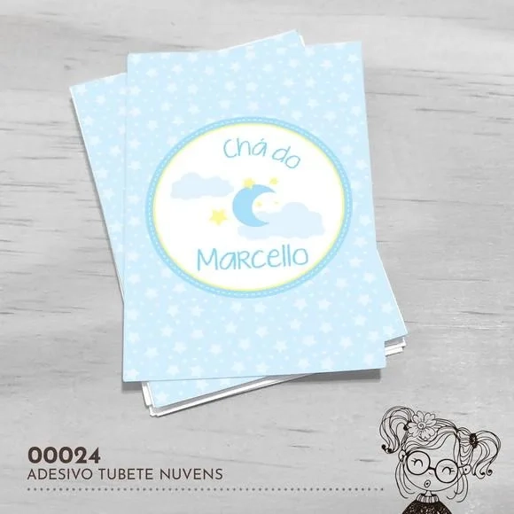 Adesivo Tubete Nuvens - 00024