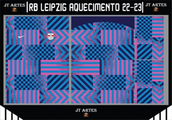 Vetor da Camisa Rb Leipzig Aquecimento 22-23