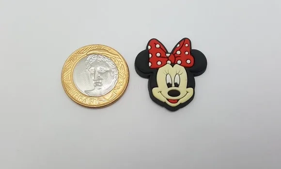 Aplique da Minnie Emborrachado de 3,5cm